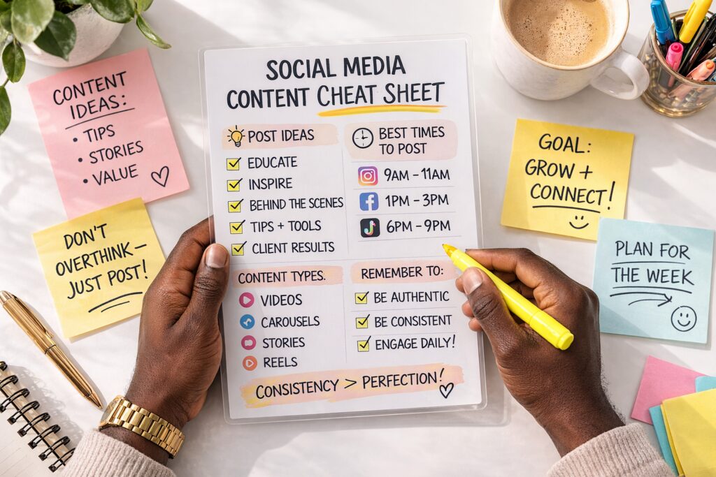 The Social Media Cheat Sheet: What Works on Every Platform